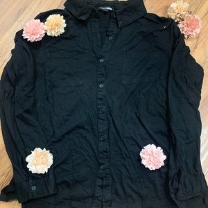 Black Button Dress Shirt